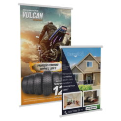 Banner com Bastão e Cordão