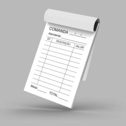 Bloco 7x10cm 1 Via em Preto